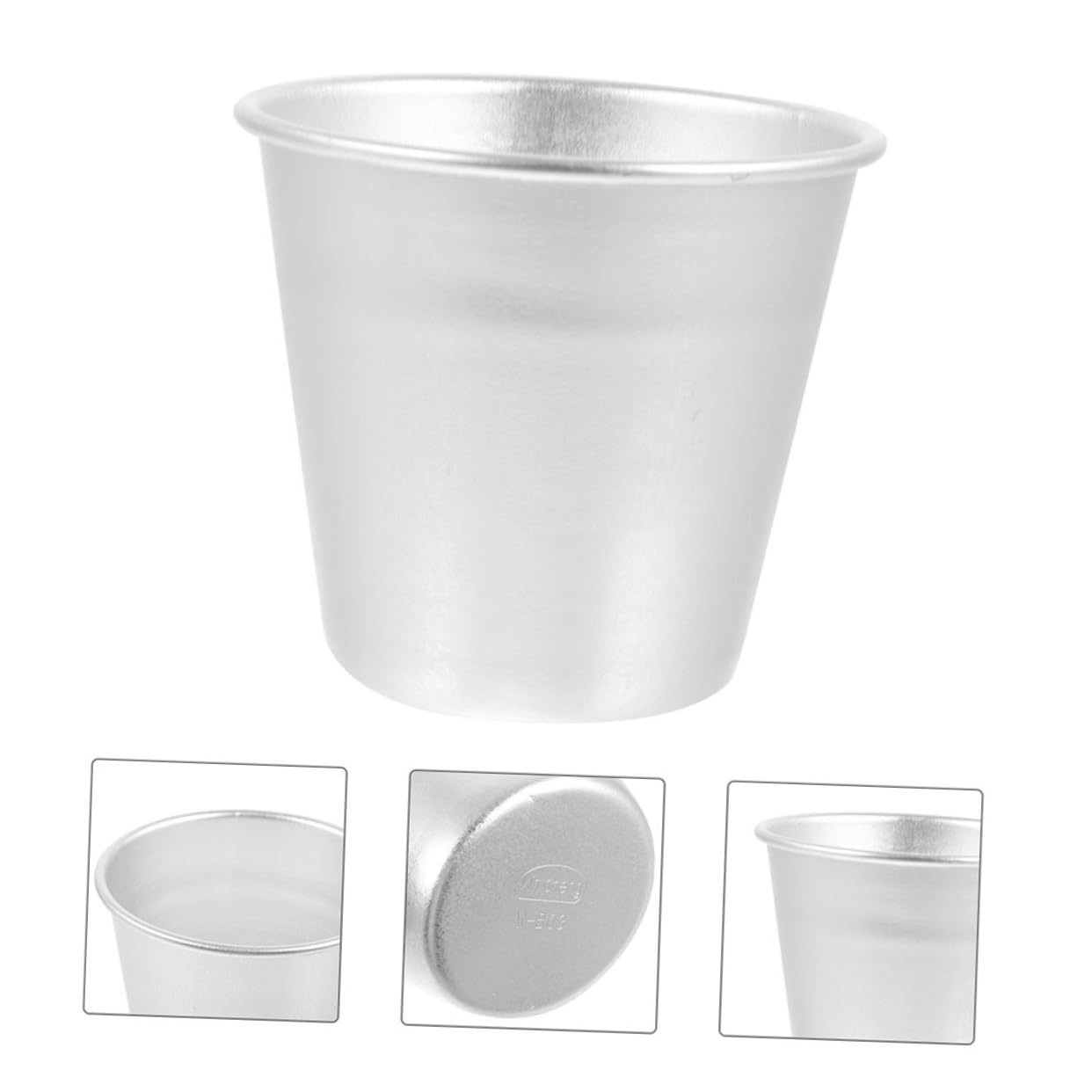 VALICLUD Molde para Pasteles y Pudines de Aleación de Aluminio, 12 Piezas Redondas en Color Plata para Hornear Diario y Té Tarde