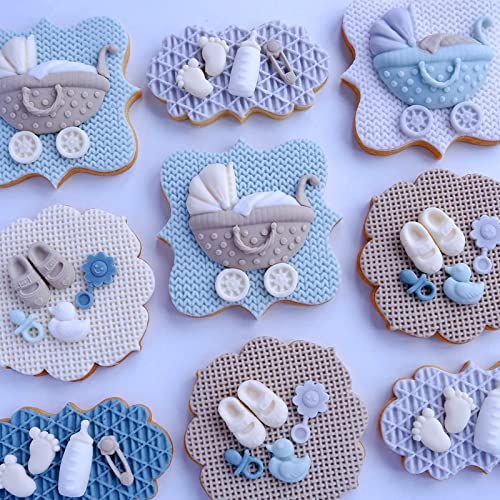 Baby Stroller Chocolate Silicone Molds, Baby Showers Cake Decorating Fondant Molds For Cupcake Toppers, Baby Showers Dessert, Candies, Cookies, Polymer Clay, Resin #TOP6