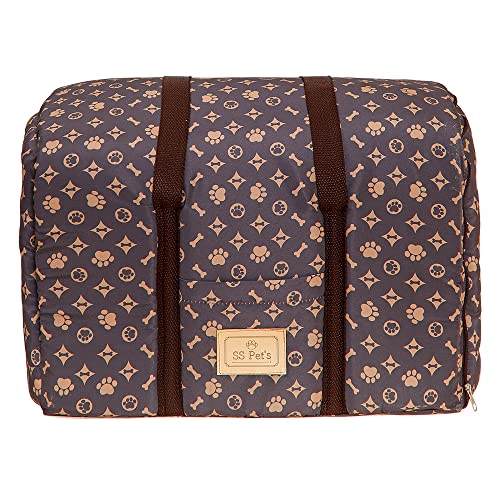 SS Pets Bolsa de Transporte Pata Charme Marrom