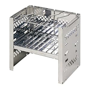 キャプテンスタッグ(CAPTAIN STAG) バーベキューコンロ 焚火台 1台3役 折りたたみ カマド スマートグリル B..." 