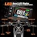 VALTINSU EM5 Electric Dirt Bike w/Light & Display, Off-Road Motorcycle 3000W 3 Speed Modes (Max 40MPH) 48V Range 53MI,14