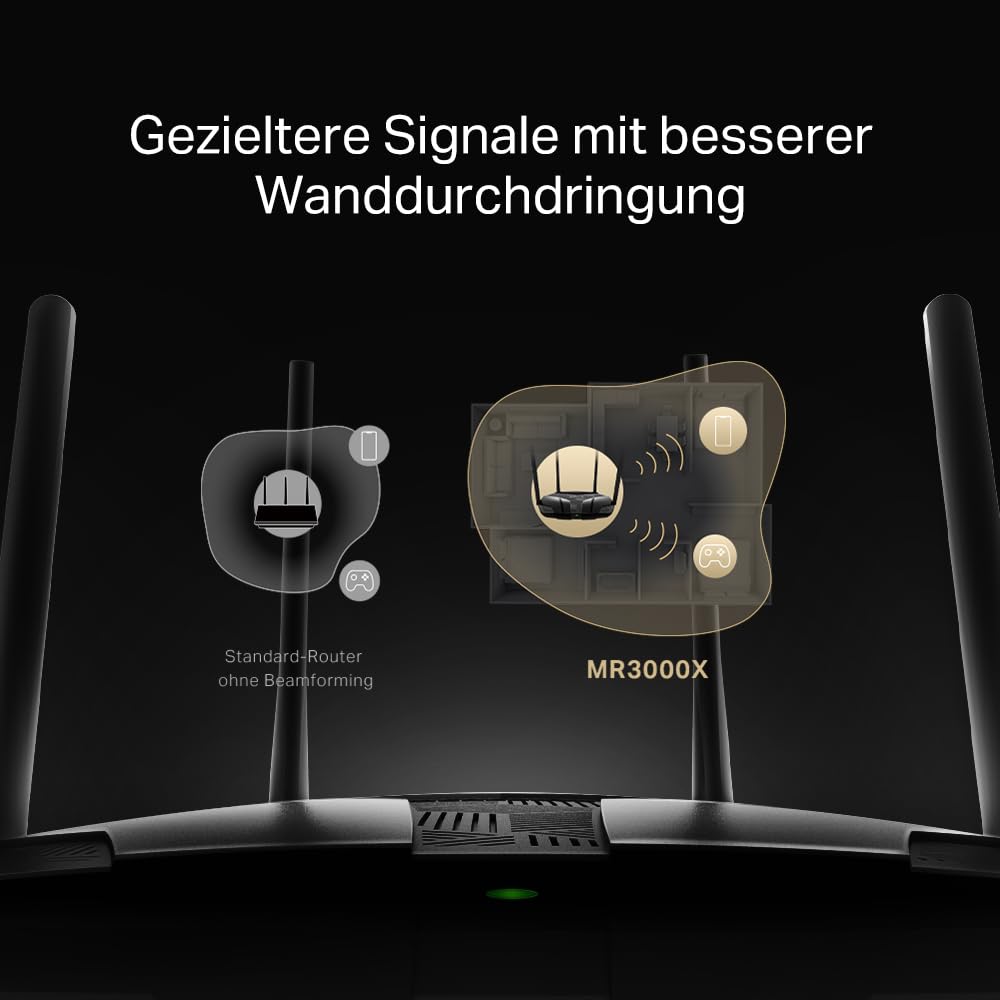 Mercusys MR3000X Wi-Fi 6 WLAN Router Dualband AX3000 – Bild 5
