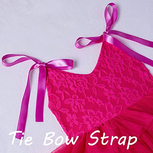 Cilucu Baby Girls Tutu Maxi Dress Lace Toddlers Spaghetti Strap Prom Floor Length3