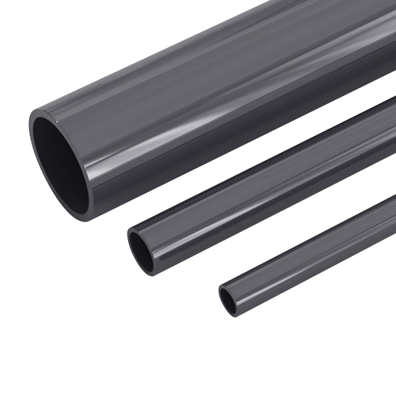CXGBQSJ PVC Pipe Rigid Wall thickness 2mm Tubing Strong Lightweight Pipe for Construction Garden Industrial Fluid Transfer Applications,40mm