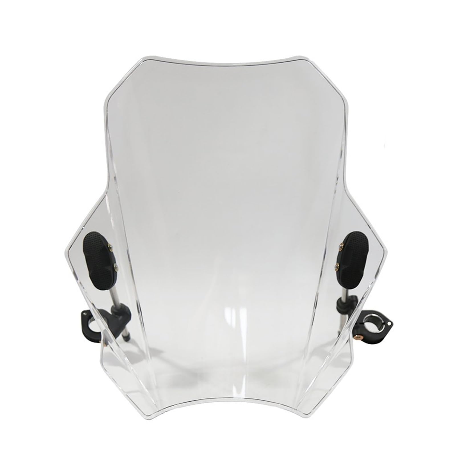 Parabrezza Moto Per BMW Per R1150R Per R1200R Per S1000R Universale Del Motociclo Parabrezza Parabrezza Coperture Schermo Lente Fumo Moto Deflettore Deflettore Vento Moto(Transparent)