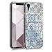 Produktbild kwmobile Hülle kompatibel mit Apple iPhone XR - Handyhülle Silikon Case - Marokkanische Fliesen Uni Blau Grau Weiß