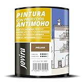 JOVIRA PINTURAS Pittura Antimuffa. Previene la muffa. Resistente alla comparsa di muffe sui muri. Aspetto opaco. (750 Millilitri, Nocciola)