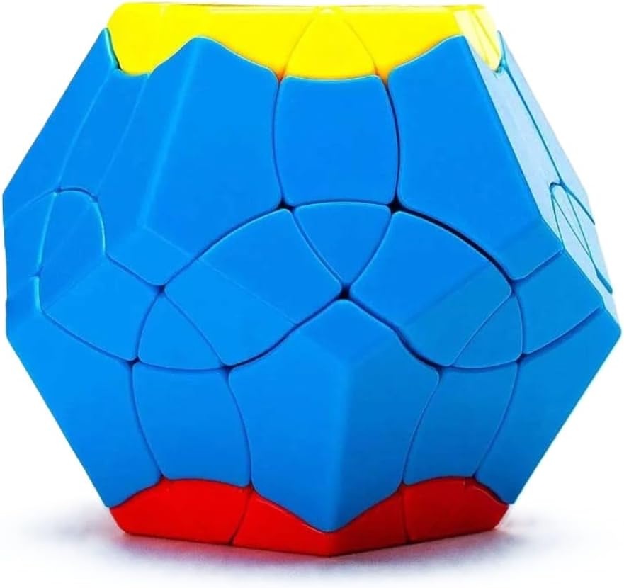 SengSo Phoenix Megaminx Speed Cube | 12-Axis Shape Modification Puzzle | SengSo 3-Colors Megaminx, Jumbling and Bandaging Mechanism, 70mm Stickerless Logic Brain Teaser Puzzle