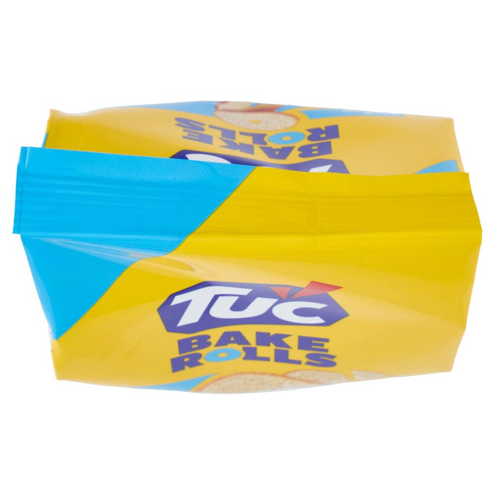 8x Tuc Bake Rolls, Meersalz Original dünne und knusprige Brotchips 150g + Beni Culinari Kostenloser Schlüsselanhänger