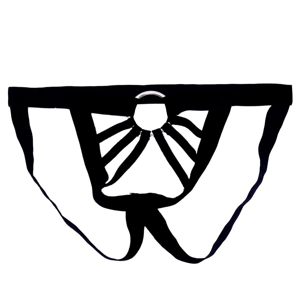 Men's Hollow Ring G-String Thongs Underwear Briefs Black | Clothing Shoes & Accessories | Mens Clothing | Underwear | 1 X Men's Underwear-image-8