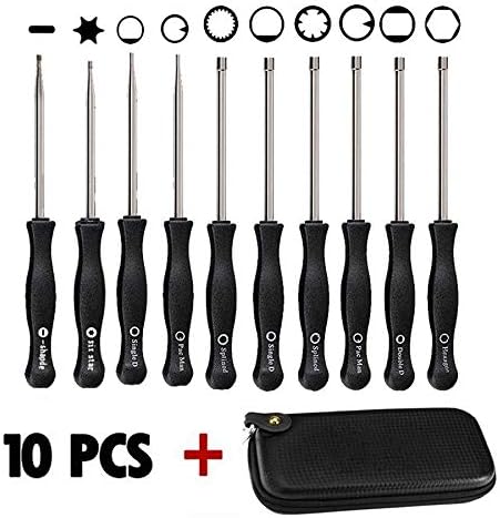DFuerdivn (Set of 10 Pcs) Carburetor Adjustment Tool with Case, Tune-up Adjusting Tool for Common 2 Cycle Small Engine Trimmer Weed Eater Chainsaw Carb Adjustment Tool