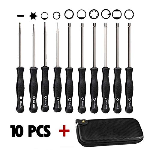 DFuerdivn (Set of 10 Pcs) Carburetor Adjustment Tool with Case, Tune-up Adjusting Tool for Common 2 Cycle Small Engine Trimmer Weed Eater Chainsaw Carb Adjustment Tool - Thumbnail 4