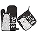Guantes Cocina Dibujos Animados Alpaca Ovejas Galaxia Floral Animal Divertido Manopla Horno Profesional Guantes De Horno De Cocina Resistentes Al Calor Guantes Horno Cocina para Microondas, Hornear