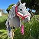 Hobby Horse Zubehör-Set Halfter Muscheltier Rosa mit Führstrick und Insektenmütze für Hobby Horsing Aktivität.