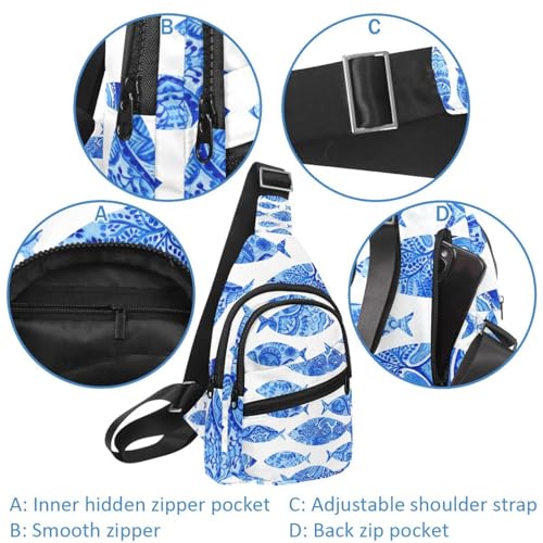 Bolsa de pecho pequeña para hombre, olvídate de los bolsillos llenos con estilo multicolor 4