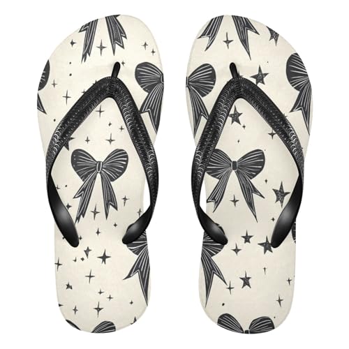Cool Bow Tie Flip Flop Sandal Men's and Women's Summer Sandal | Beach & Water Shoes（470）