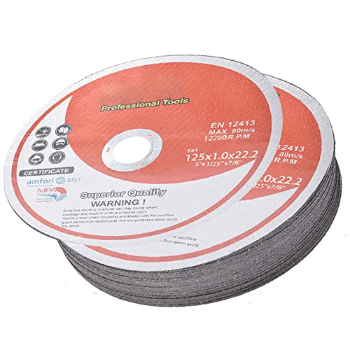 Roues de coupe de précision pour meuler l'inox sans bavure lot de 50 disques