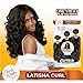 Sensationnel Curls kinksandco synthetic bundles - latisha curl quick weave hair or pony styles for natural 3c to 4c hair textures (14 16 18 inch, S1B/30)