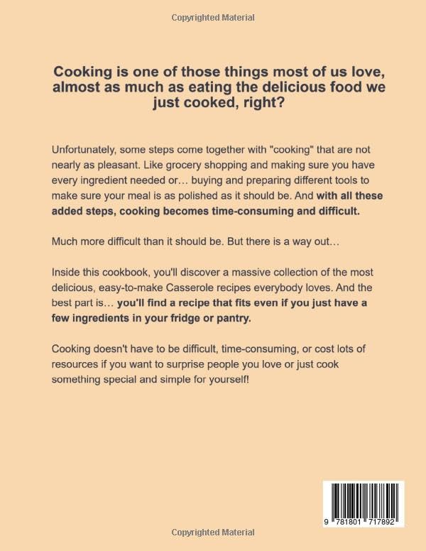 Casserole Cookbook: 1200 Days of Delicious, Quick & Easy Recipes for the Perfect Budget-Friendly Family Dinner - Image 2