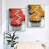 Abstract landschap canvas schilderij wilde gans keert terug hout posters en prints moderne muurkunst voor woondecoratie…