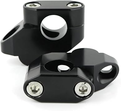 Handlebar Riser Mount for KFX400 for KFX 400 2003 2004 2005-Current for KFX700 for KFX 700 2004 2005 2006-Current 22mm 7/8 Handle Bar Riser Extend Back Moved Handle Bar Riser ClampBlack