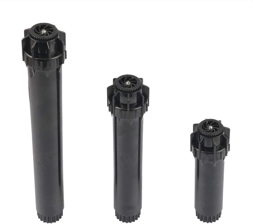 Hose Connector 10Pcs 1/2" Pop-Up Spray Head Sprinklers 0°~360° Adjustable Yard Lawn Garden Greenhouse Irrigation Gardening Watering Nozzles (Color : 17.5 cm)