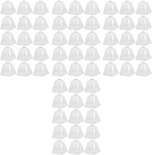 MERRYHAPY 60pcs Garden Cloche Plant Dome Covers for Greenhouse Humidity Plant Protectors for Frost and Optimal Growth