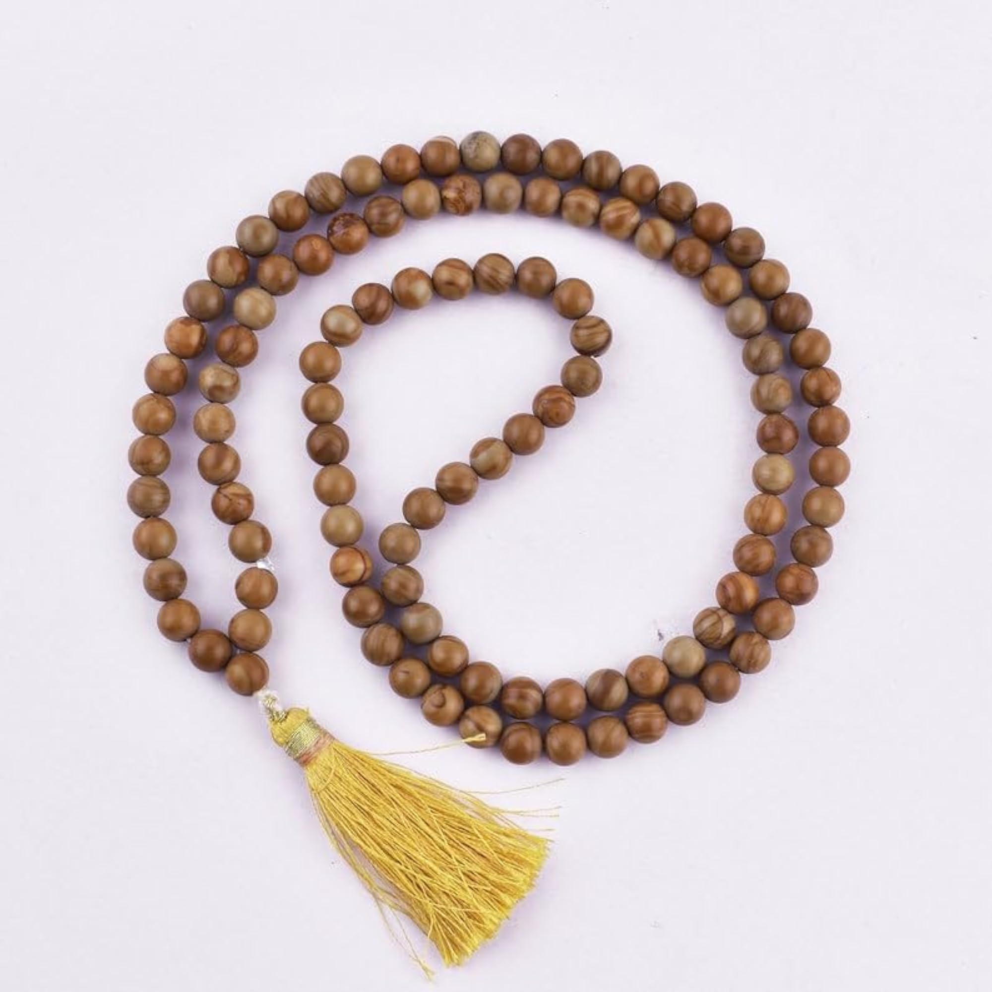 Natural Camel Jasper 6MM Beaded Handmade Prayer Mala