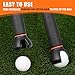 BIRDIEBLAST Golf Ball Retriever Telescopic, with Golf Ball Grabber for End of Putter, 9Ft/12Ft/17Ft/20Ft Stainless Steel Golf Ball Retriever for Water (20FT)