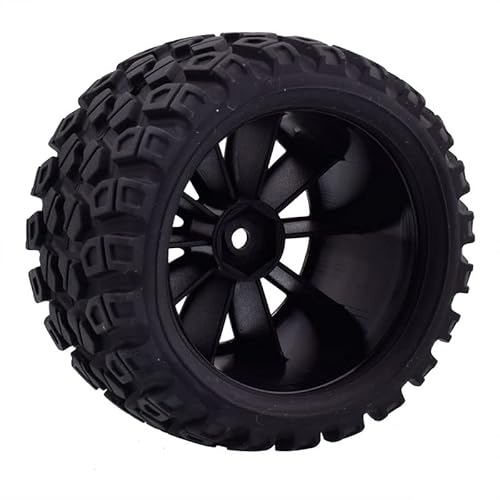 Shaluoman Rc Tires And Wheels With Foam Inserts For Rc Truck Remote Control Off Road Car #TOP5