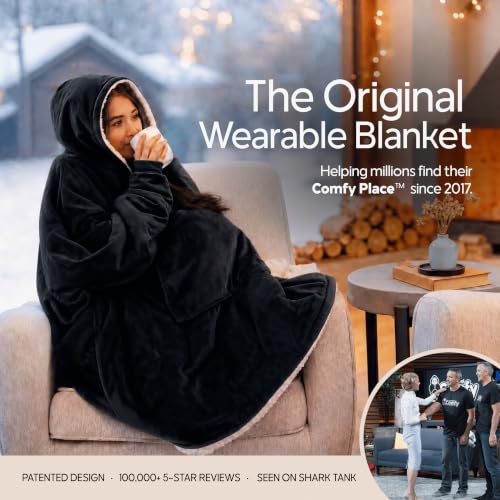 Image of THE COMFY Original | Shark Tank | Patented | Sherpa Wearable Blanket Hoodie