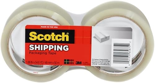 Miniatura 9 de Scotch Cinta de embalaje para envío, 1.88" x 54.6 yardas, 6 rollos (3350-6)