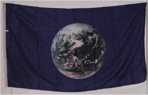 Earth flag - - - 3x5 foot - - - World flag