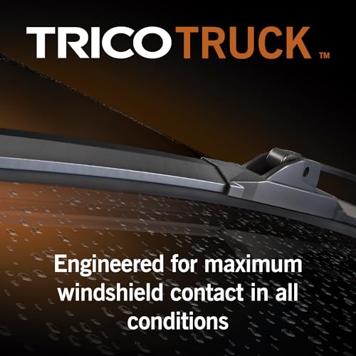 Image of TRICO Solutions Truck 24 Inch & 18 Inch Pack of 2 High Performance Automotive Replacement Windshield Wiper Blade for Select Chevrolet, Jeep, Nissan, Hyundai, Kia, and Buick Models (58-2418)