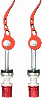Bike Seat Post Clamp - Quick Release Bicycle Accessories Lightweight and Durable,Red,60 * 65mm