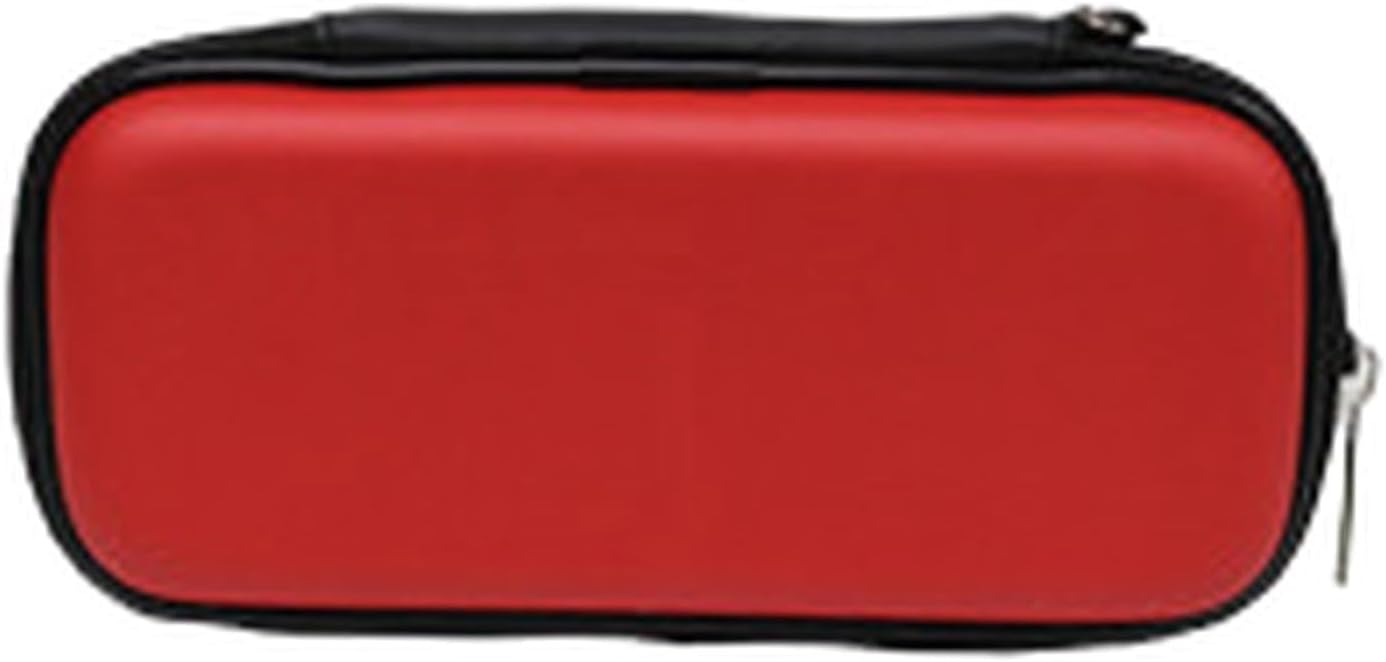 Lightweight EVA Darts Pouch With Support Base Ideal For Storage And Travel With Additional Mesh Dividers(Red)