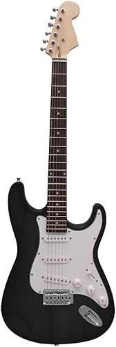Btuty ST Electric Guitar tilleul corps Palissandre avec Gig Bag Médiator sangle