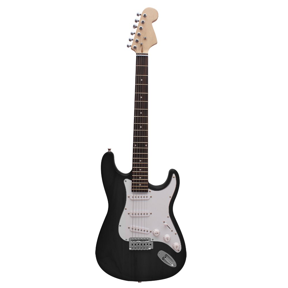 Btuty ST Electric Guitar tilleul corps Palissandre avec Gig Bag Médiator sangle