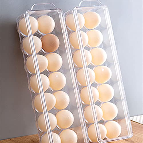 Réfrigérateur porte-œuf transparent pour cuisine rangée - 4