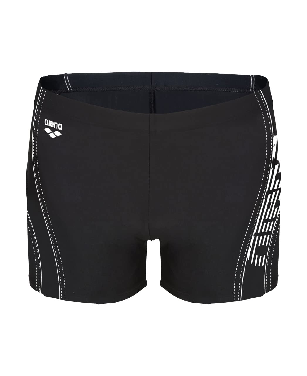ARENA M BYOR Evo Short R Swim Trunks, Black-Black-White, 5 DE Men's, Black-black-white