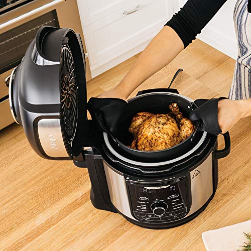 Ninja Fd401 Foodi 8-Qt. 9-In-1 Deluxe Xl Cooker & Air Fryer-Stainless Steel Pressure Cooker, 8-Quart, (Renewed) #TOP3