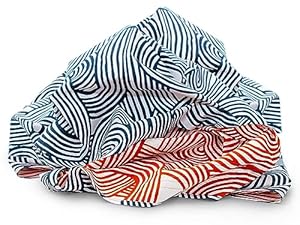 Maruwa Furoshiki Ikio Tuch, Blau-Orange