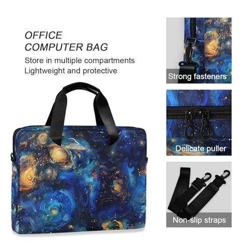 Maletín Starry Sky Van Gogh para portátil 13-15.6 pulg miniatura 5