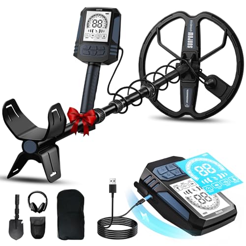 SUNPOW Wiederaufladbarer Metalldetektor für Erwachsene...