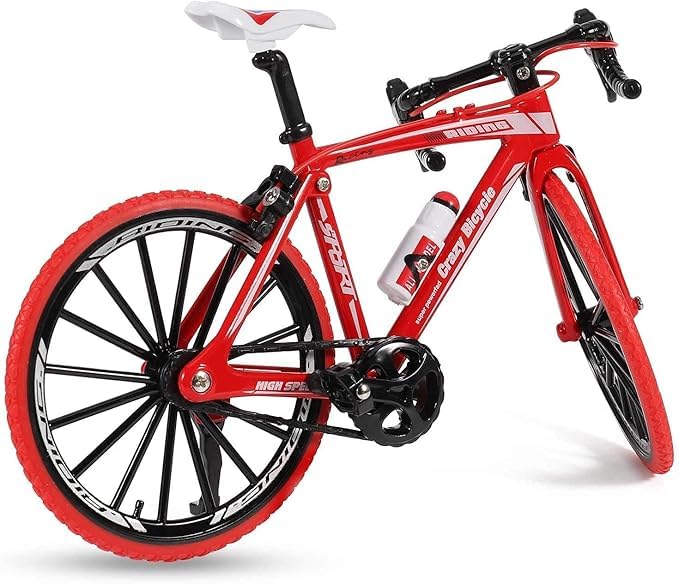 Royaldeals Alloy Mini Finger Mountain Bikes Ornament Racing Mini Bicycle Toy Dirt Vehicles Model Decoration Crafts for Home 4