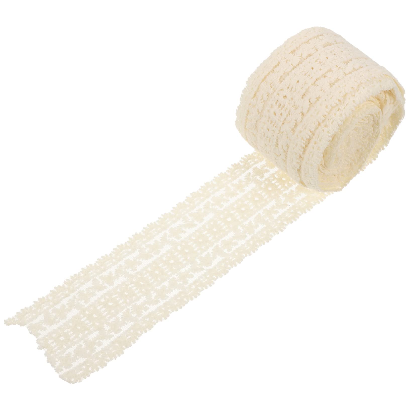 STOBOK 5rollos Cinta De Encaje Bordado Para Manualidades Metros De Adorno Decorativo Para Accesorios Para Cabello y Ropa