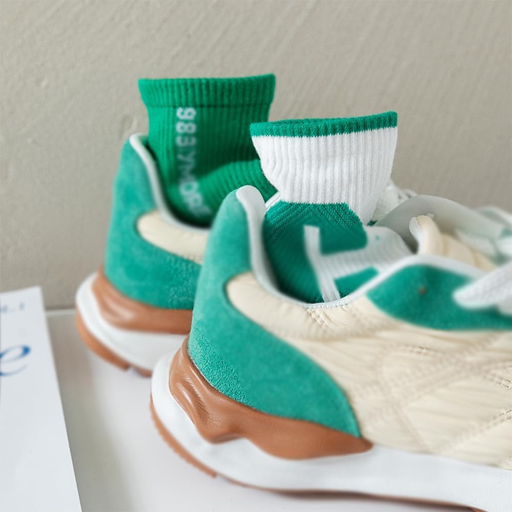 skarpetka Gekamde katoenen lange sokken 5 paar halfhoge sokken Sportlange basketbalsokken Unisex vloersokken Comfortabele hoge sokken Wygodne dopasowanie