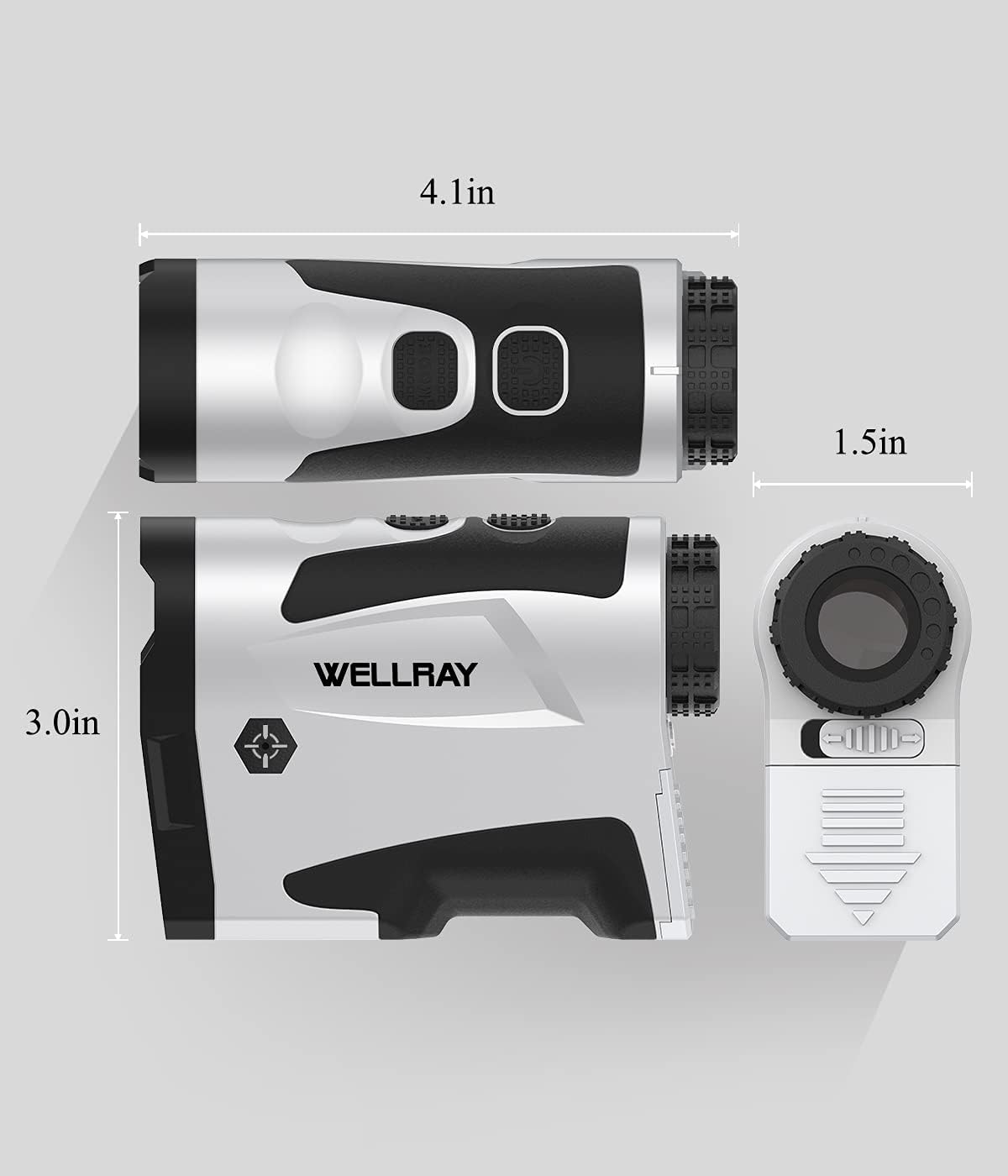 Golf Rangefinder Laser Rangefinder for Golf & Hunting Range Finder Golfing Distance Measuring with High-Precision Flag Pole Locking Vibration Slope Function 7X Magnification : Sports & Outdoors