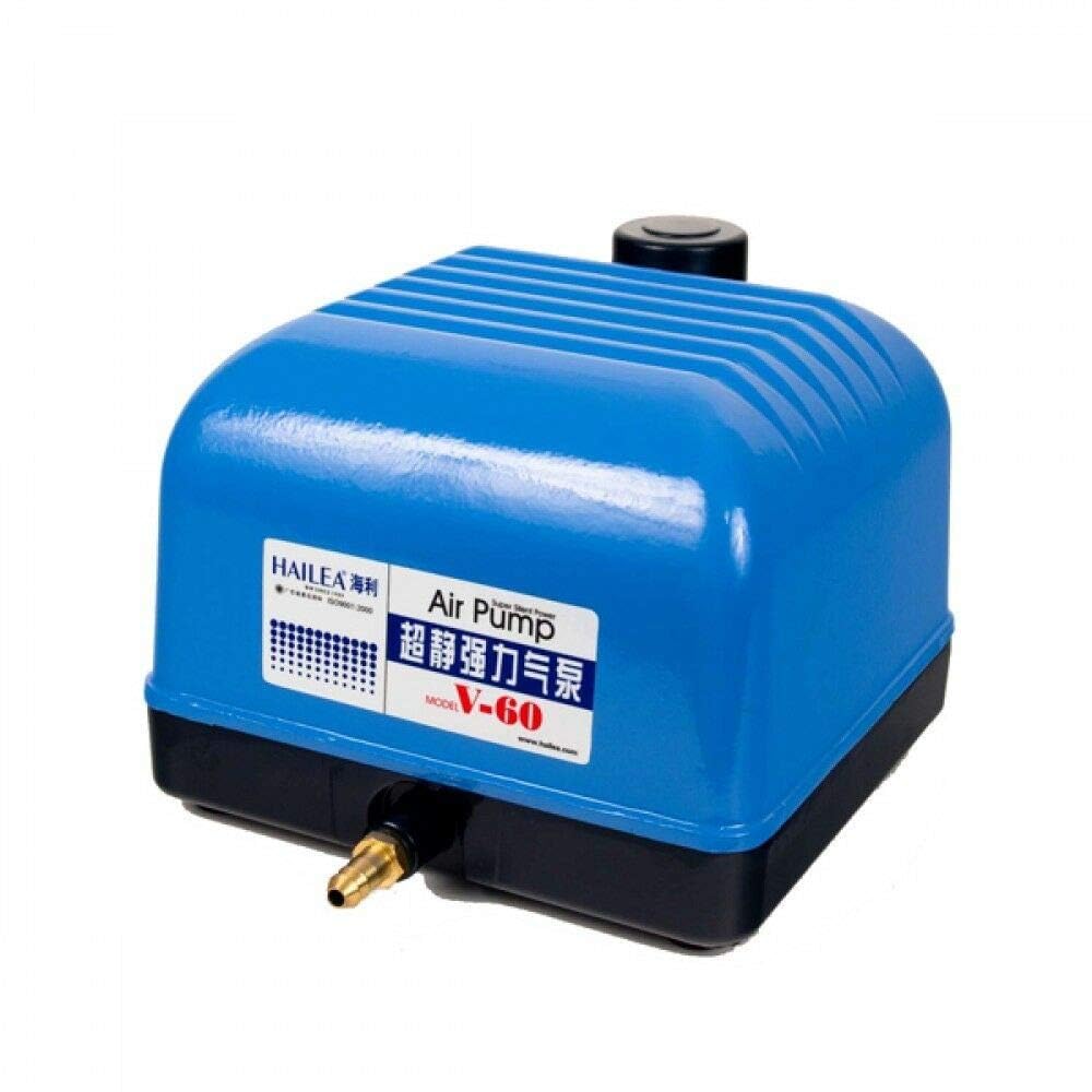 Lovely Pets Kingdom® Hailea V-60 Air Pump AC Series for Biofloc, Fish Farming Pond,Fish Tank,Aquarium,Hydroponic/ V60 Air Pump 10 Outlet - 60 Litre/Minute, 35 watt Power Consumption (B0CKF818QB) Amazon Price History, Amazon Price Tracker
