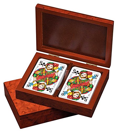 Preisvergleich Produktbild Philos 6651 - Rommé-Karten, in Kartenbox, Spielkarten